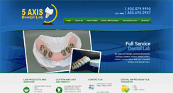 Desktop Screenshot of 5axisdental.com